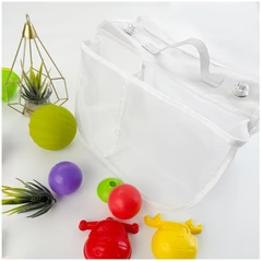 Organizador de Baño de Malla Doble con Ventosas