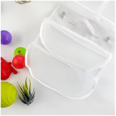 Organizador de Baño de Malla Doble con Ventosas