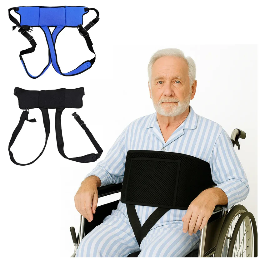 Cinturón de Seguridad Ajustable para Silla de Ruedas