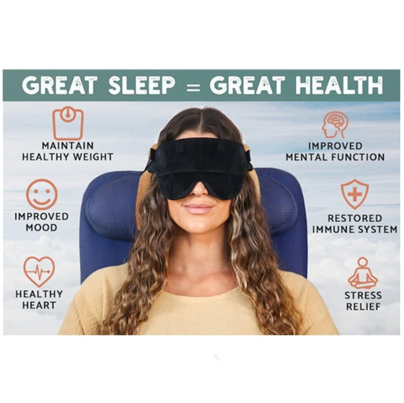Set de Almohada y Antifaz de Viaje Todo en Uno