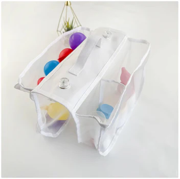 Organizador de Baño de Malla Doble con Ventosas