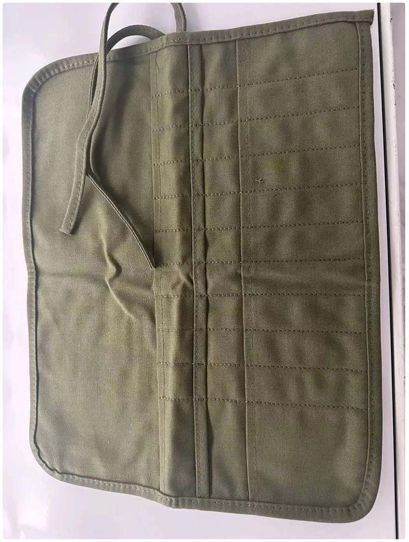 Estuche Enrollable de Lona para Pinceles de Artista