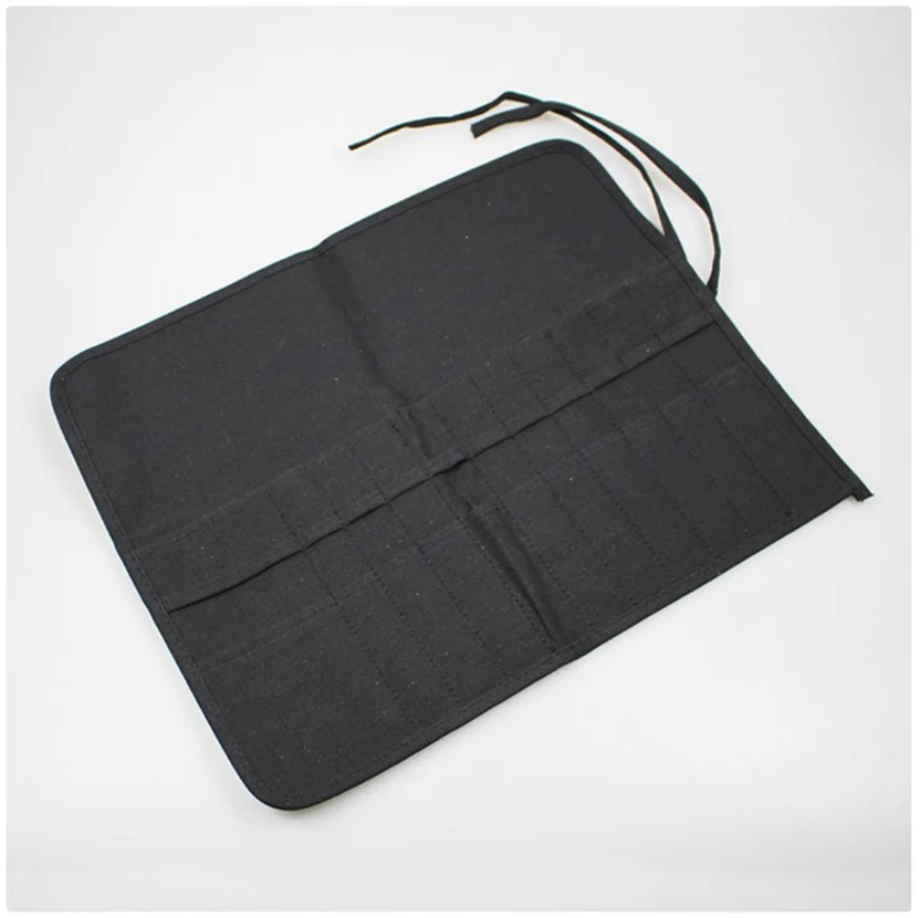 Estuche Enrollable de Lona para Pinceles de Artista