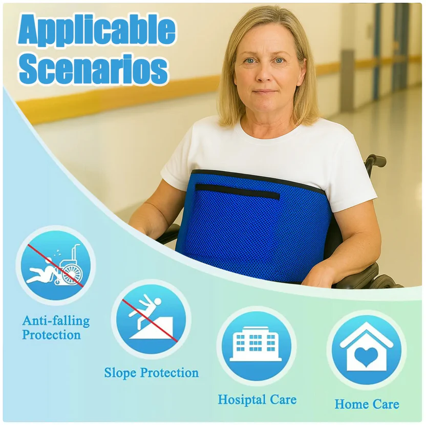 Cinturón de Seguridad Ajustable para Silla de Ruedas